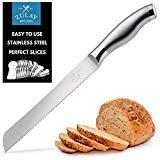 Zulay Serrated Bread Knife 8 inch - Ultra-Sharp &...