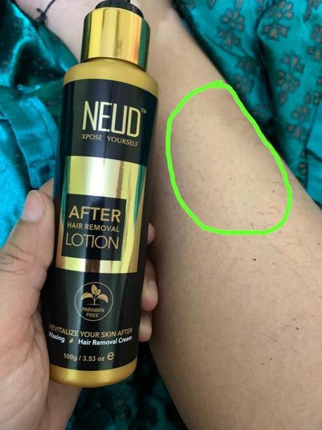NEUD After Hair Removal Lotion Review for Men and Women