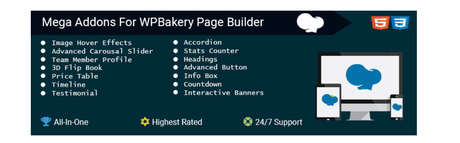 WPBakery Page Builder Addons For WordPress Mega Addons For Visual Composer