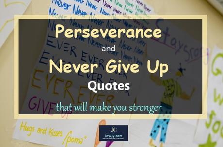 92 Perseverance and Never Give Up Quotes that will make you stronger