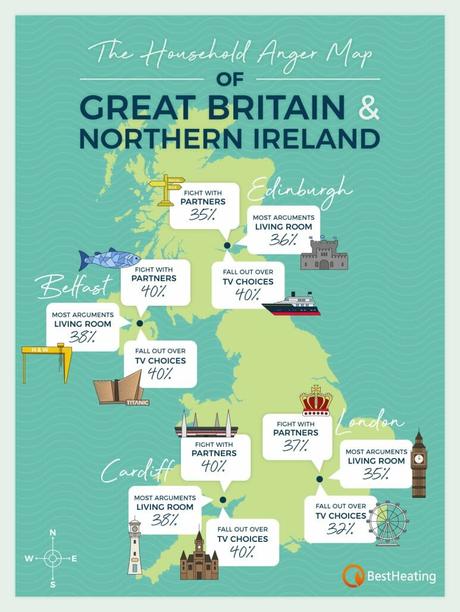 The Household Anger Map Of Uk & Northern Ireland