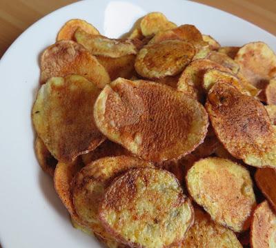 Microwave Cooked Potato Chips