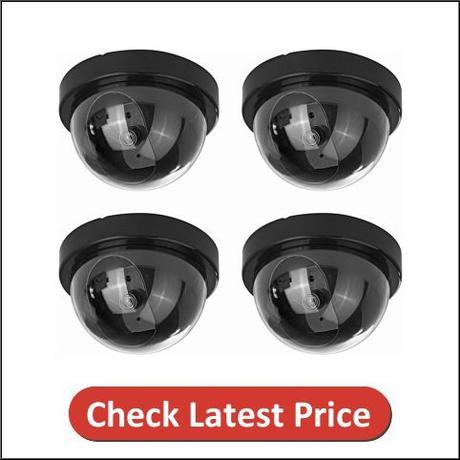 Armo Fake Security Cameras (4 Pack) CCTV Dome Dummy Camera