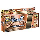 Best Grill Mats Yoshi Copper Grill Mats; Heavy Duty Up to 500 Degree; (2 grill Mats) Reusable.