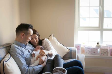 Home or studio newborn photo session.