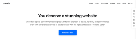 Most Popular One Page WordPress Themes - 2020 uncode