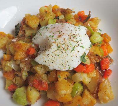 Anything Hash & Perfectly Poached Eggs