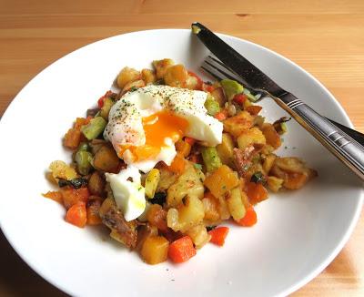 Anything Hash & Perfectly Poached Eggs