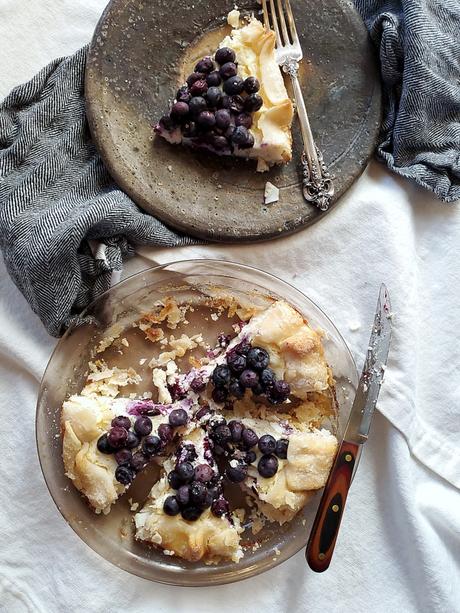 coconut yogurt blueberry pie