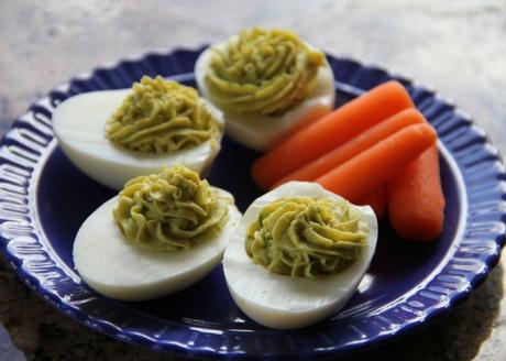 avocado deviled eggs