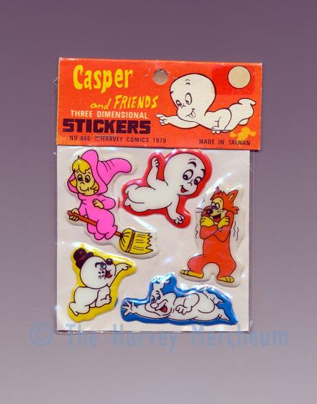 Casper and Friends Three Dimensional Stickers, short red Fatso variant front view