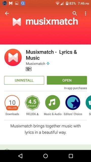 MusixMatch App Download LOGO