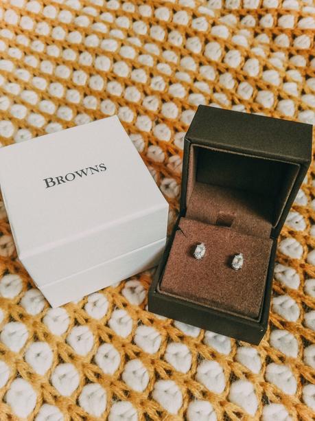 Diamond & Aquamarine Earrings of Dreams by Browns Jewellers (AD – gifted)