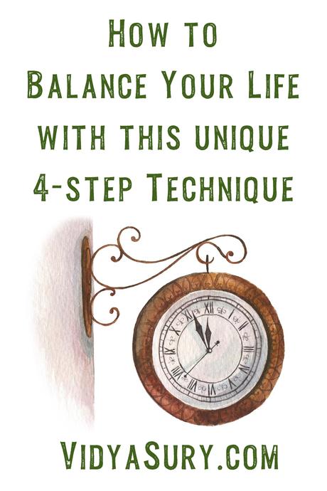 Balance your life with this superb 4-step technique