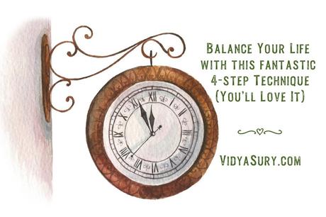 Balance your life with this superb 4-step technique