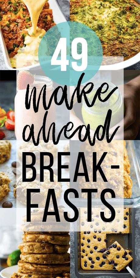 collage image 49 Healthy Make Ahead Breakfast Recipes