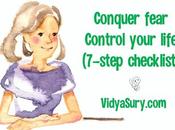 Conquer Fear Control Your Life Step Checklist)