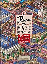 Image: Pierre the Maze Detective: The Search for the Stolen Maze Stone | Hardcover: 36 pages | by IC4DESIGN (Author), Hiro Kamigaki (Author). Publisher: Laurence King Publishing; Translation edition (September 1, 2015)