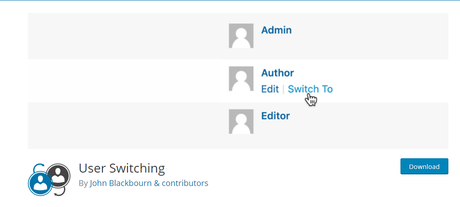 How to Speed up WordPress Development WordPress User Switching Plugin