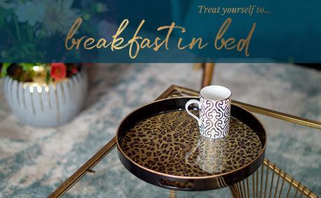 Treat yourself to breakfast in bed with a good book!