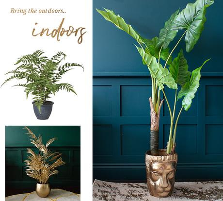 Treat yourself to a new plant or two, to bring a little piece of the outdoors indoors.