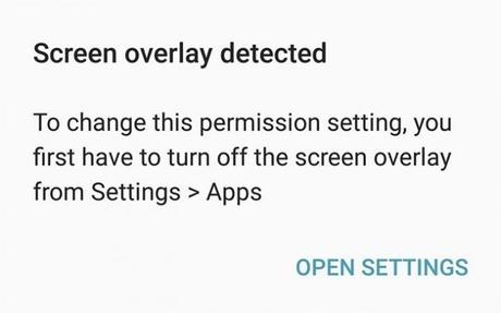 FIX - “Screen Overlay Detected” Error in Apps on Android Marshmallow !