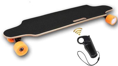 OppsDecor electric skateboard with wireless remote