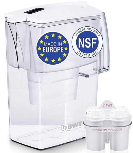 New upgraded BWT 5 cup water filter pitcher