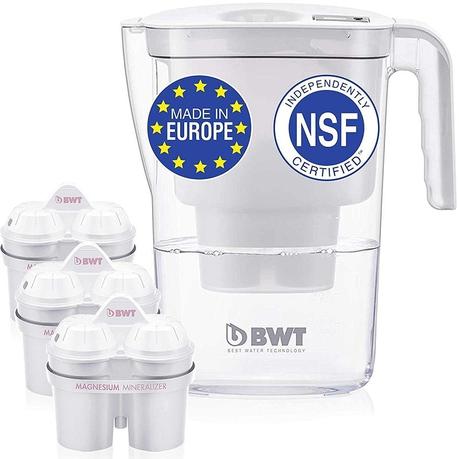 BWT Vida water filter pitcher with 3 bonus 60-day filters