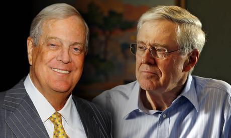 Charles and David Koch the CEO, co-owner, and chairman of Koch Industries