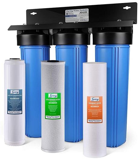 The iSpring WGB32B-PB 3 stage lead water filter