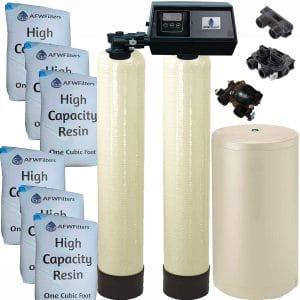 AFWFilters WS-96k-91SXT Fleck 9100SXT Dual tank water softener 96k