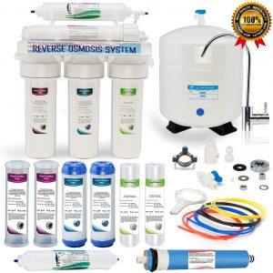 Global Water RO-505 5-Stage Reverse Osmosis System Water Quality Filter