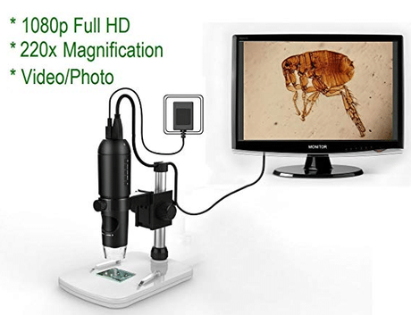 Mustcam 1080P Full HD Digital Microscope