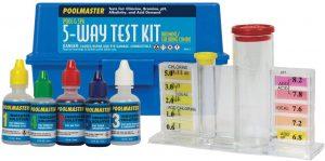 Poolmaster 22260 5-Way Swimming Pool or Spa Water Chemistry Test Kit with Case