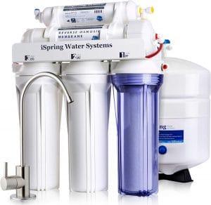 Spring RCC7 High Capacity Under Sink 5-Stage Reverse Osmosis Drinking Water Filtration System and Ultimate Water Softener