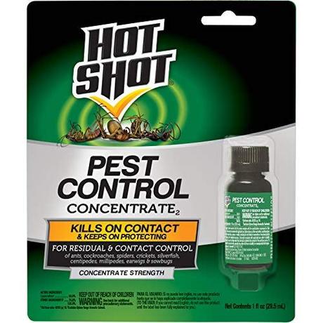 Hot Shot Pest Control Concentrate, Makes Up To 2 Gallons, 1-Ounce