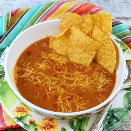 Three-Ingredient Refried Bean Soup Three-Ingredient Refried Bean Soup