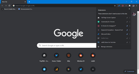How to Enable or Disable New Extension Toolbar in Google Chrome How to Enable or Disable New Extension Toolbar in Google Chrome