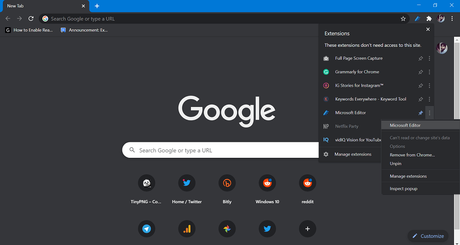 How to Enable or Disable New Extension Toolbar in Google Chrome How to Enable or Disable New Extension Toolbar in Google Chrome