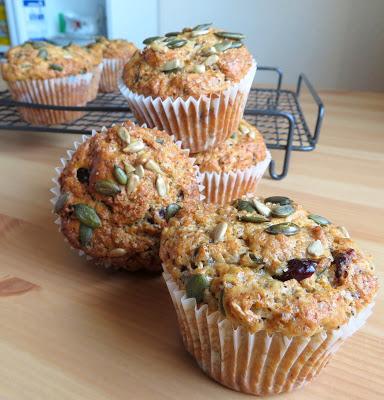 Wholesome Seeded Cranberry Muffins