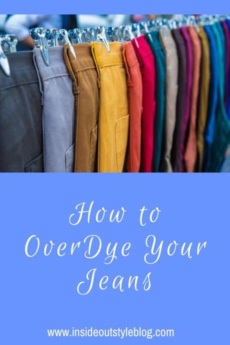 How to Overdye Denim Jeans