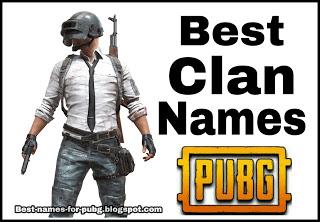 clan name for pubg