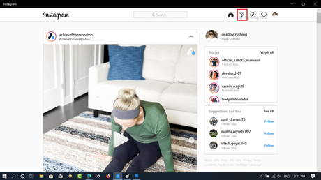 How to View or Send Direct Message from Instagram for Web Client Send Direct Message on Instagram