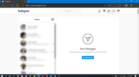 How to View or Send Direct Message from Instagram for Web Client Send Direct Message on Instagram