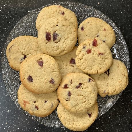 Cherry Bakewell Biscuits