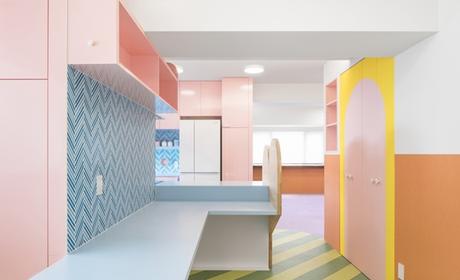 A Palette of Pastel Colors in a Tokyo Apartment