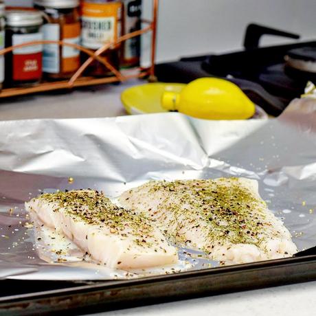 Recipe|| Lemon, Dill & Black Pepper Baked Cod