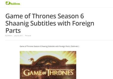 How To Download Game Of Thrones Subtitles Season 1/2/3/4/5/6/7/8 Easily