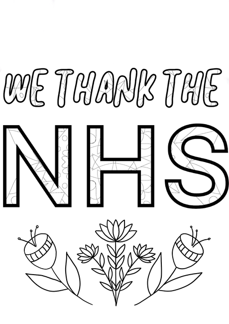 NHS Colouring in Pages